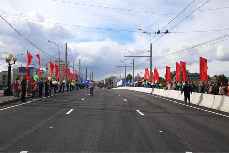 Новый мост открыт для движения в центре Йошкар-Олы